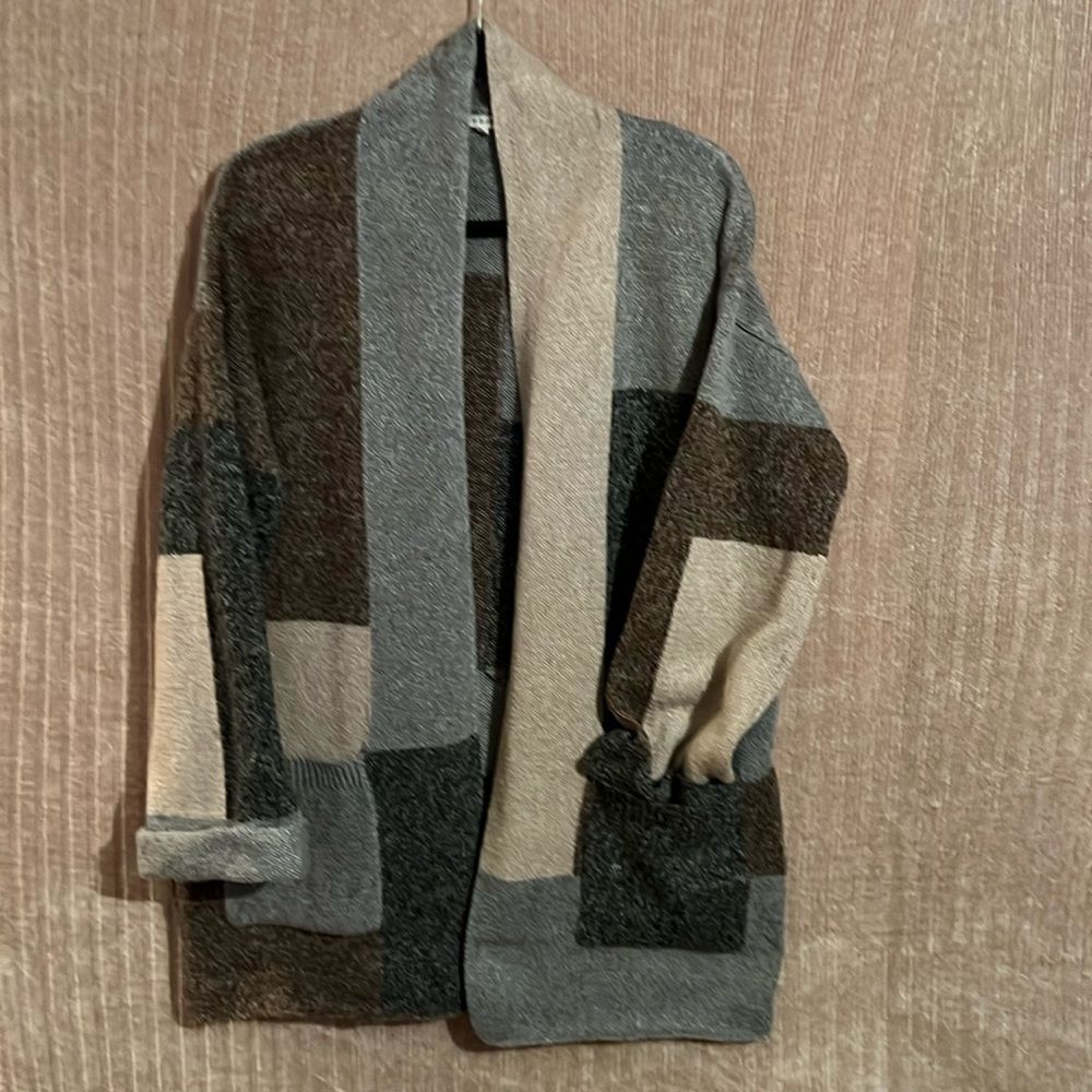 Jodifl color block oversized cardigan